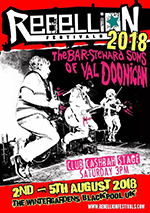 The Bar Steward Sons of Val Doonican - Rebellion Festival, Blackpool 4.8.18